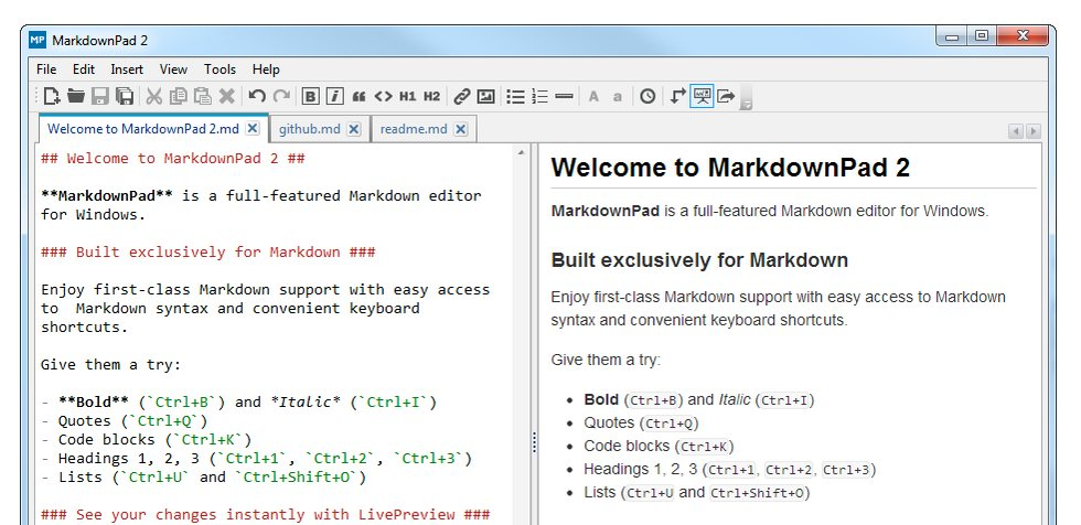 how to write markdown documentation