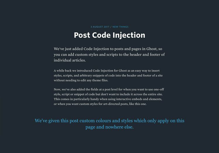 Post Code Injection