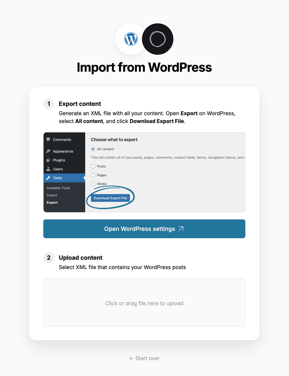 Migration Tools