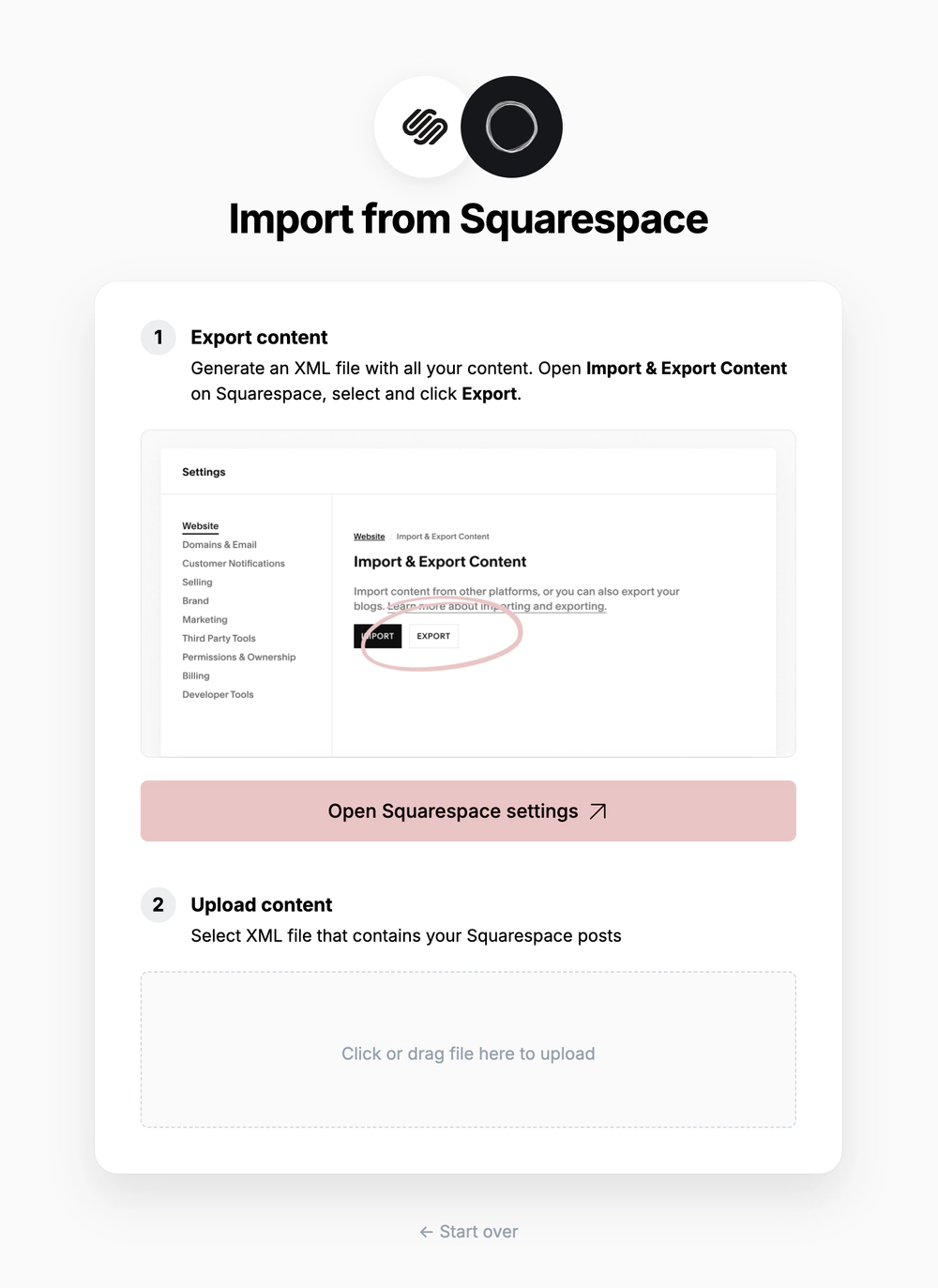 Migration Tools