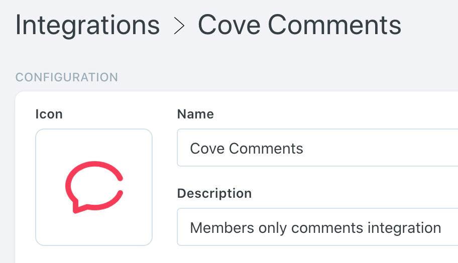 Cover integration in Ghost admin