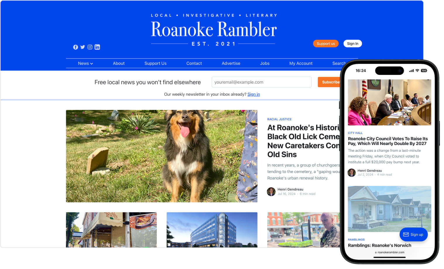 The Roanoak Rambler
