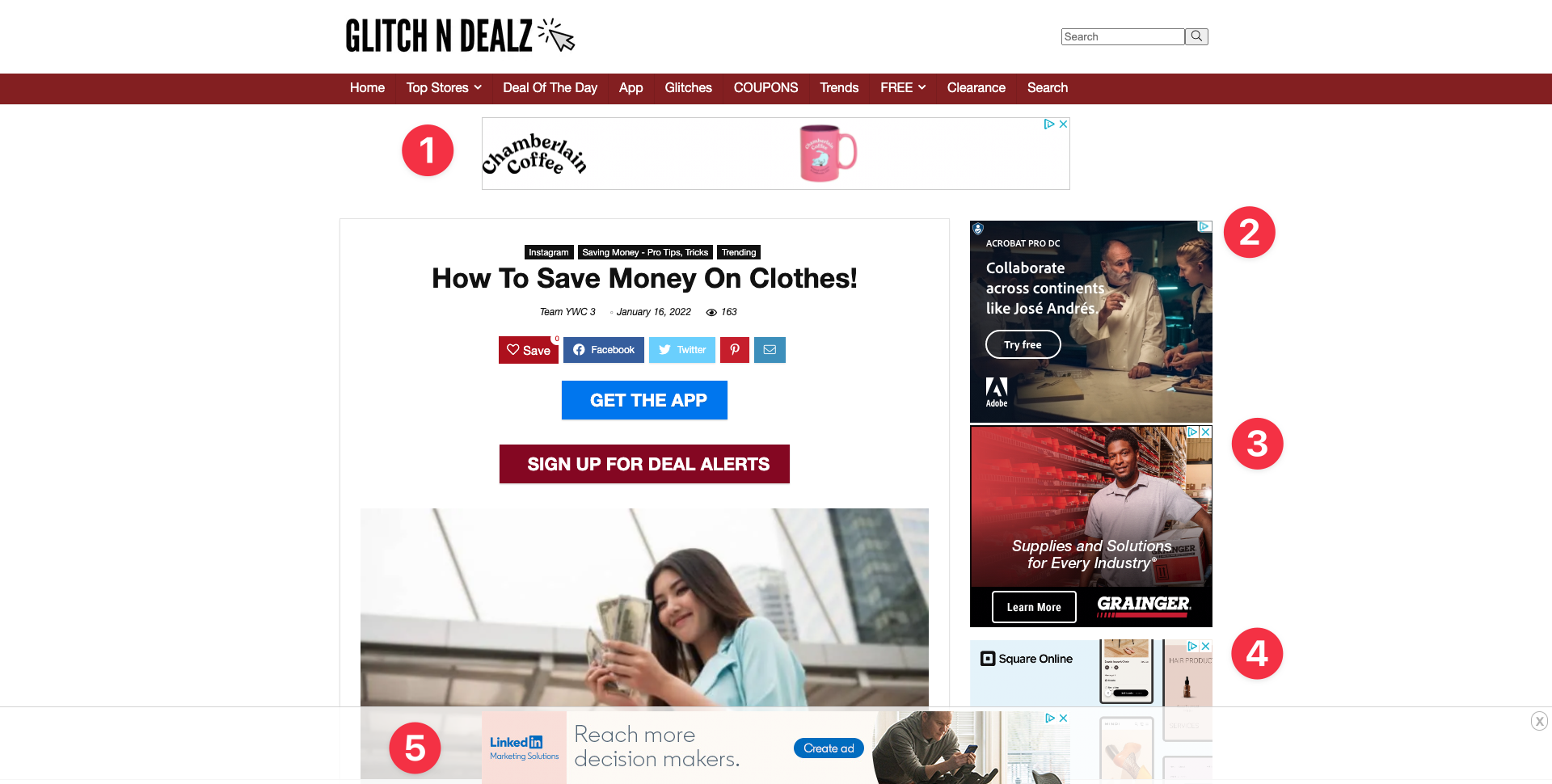 glitch n dealz website