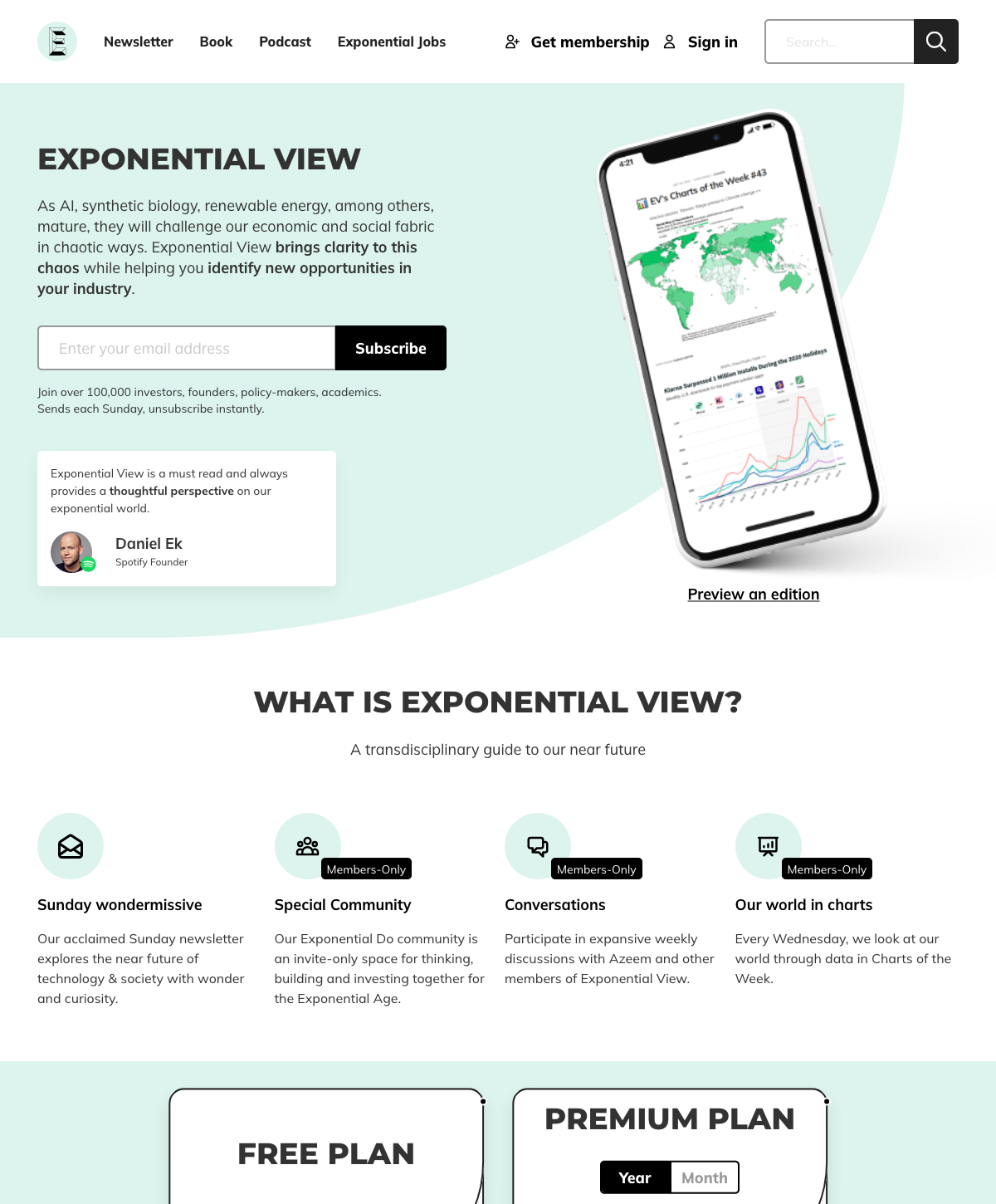 exponential view homepage