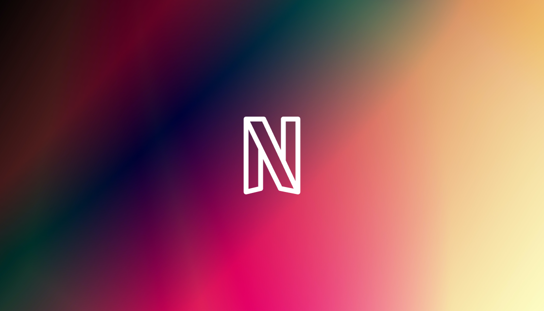 netflix icon on gradient