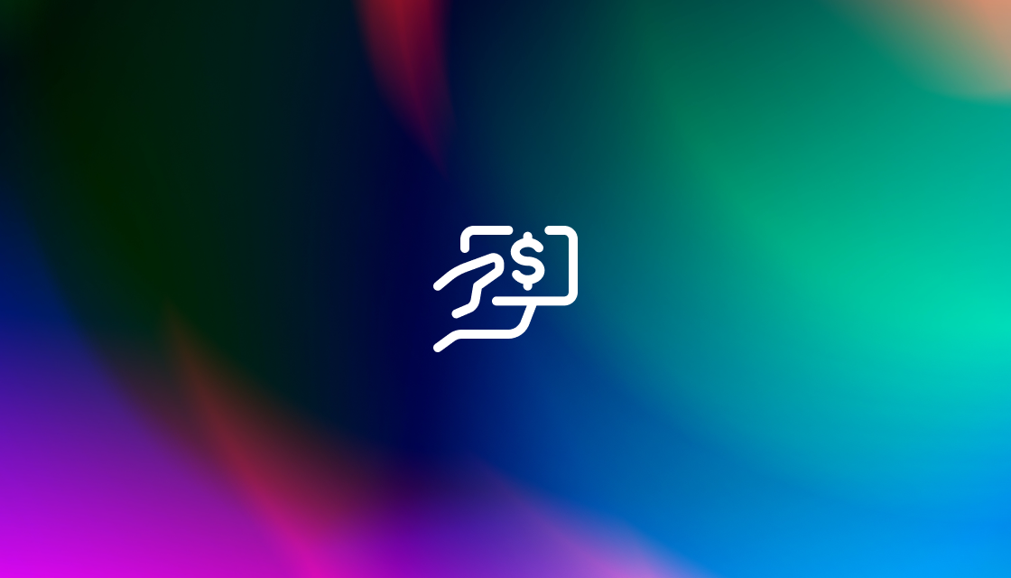 payment icon on gradient
