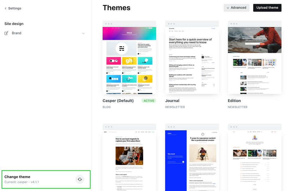 How to setup your Ghost publication