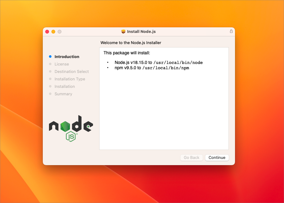 Install Node on macOS, Windows, and Linux